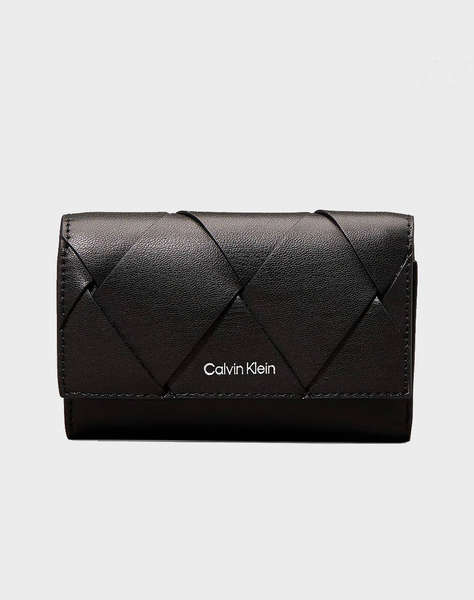 CALVIN KLEIN JEANS CK WOVEN SMALL TRIFOLD (Размери: 9 x 12 x 5см.)