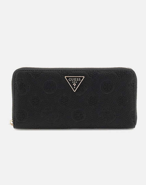 GUESS CRESIDIA SLG LARGE ZIP AROUND ДАМСКИ АКСЕСОАРИ (Размери: 21 x 10 x 2см.)