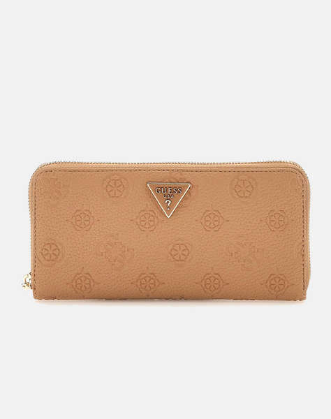 GUESS CRESIDIA SLG LARGE ZIP AROUND ДАМСКИ АКСЕСОАРИ (Размери: 21 x 10 x 2см.)