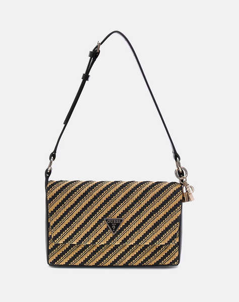 GUESS SIMONA FLAP SHOULDER BAG ДАМСКА ЧАНТА(Размери: 24 x 18 x 7см.)