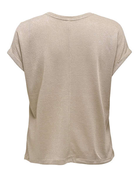 ONLY ONLAMBER LIFE S/L O-NECK SHINE TOP JRS