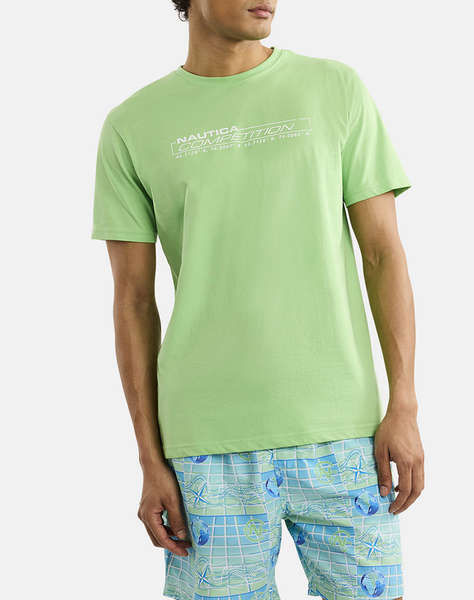 NAUTICA ТЕНИСКА T-SHIRT KM Barna T-Shirt