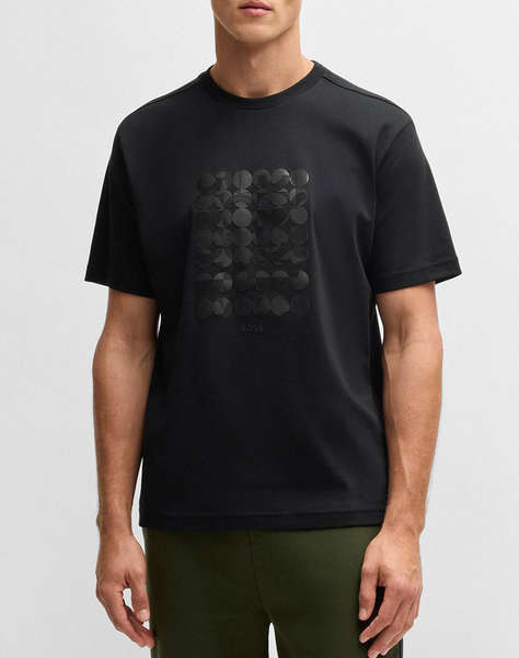 BOSS Tee Print Striped C 10270235 01