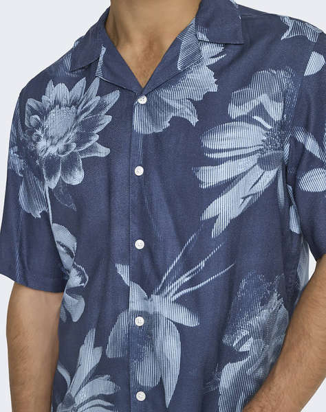 ONLY&SONS ONSROCKET REG SS RESORT AOP SHIRT