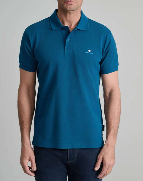 NAVY&GREEN ТЕНИСКА ПОЛО CUSTOM FIT