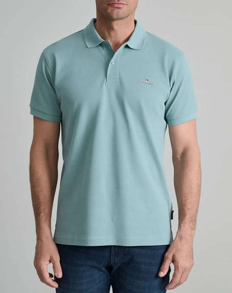 NAVY&GREEN ТЕНИСКА ПОЛО CUSTOM FIT