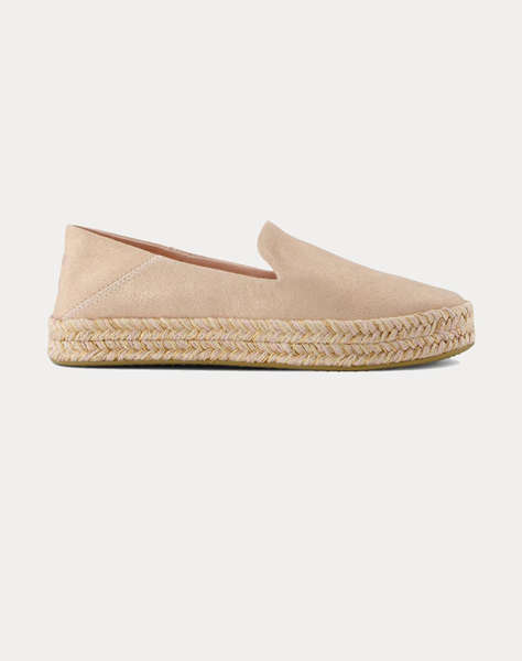 TOMS PAL RSE METL SUEDE WM CAROLN ESP