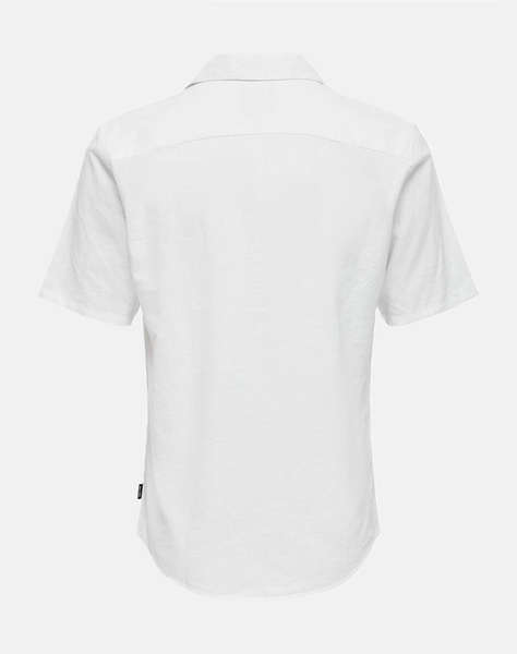 ONLY&SONS ONSCAIDEN LIFE SS SOLID RESORT LINENNOOS