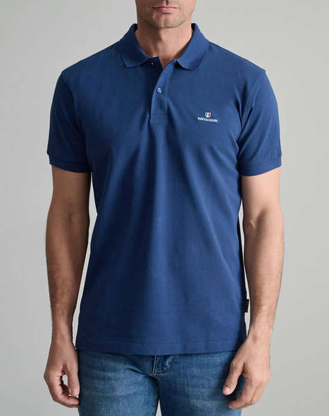 NAVY&GREEN ТЕНИСКА ПОЛО CUSTOM FIT