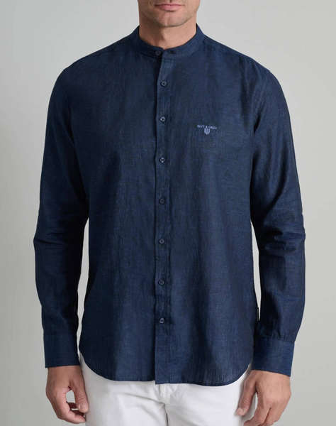 NAVY&GREEN РИЗА MAO COMFORT FIT