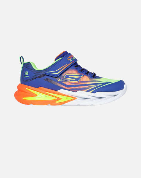 SKECHERS Lighted Gore & Strap Sneaker W/ Midsole Techpiece