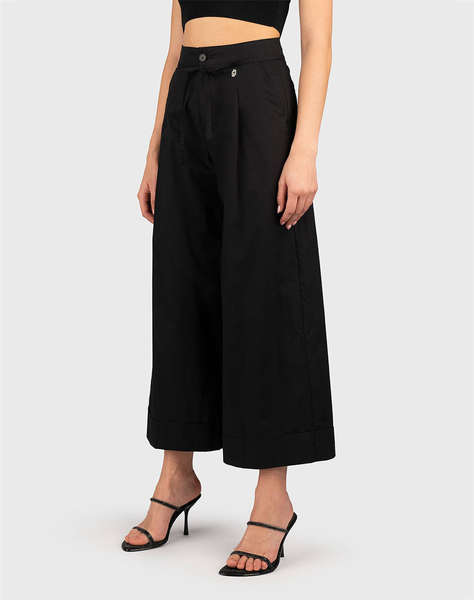 LIU JO WHITE_WA5C81__ECS PANT.CROPPED RISVOLTO ДАМСКИ ПАНТАЛОН