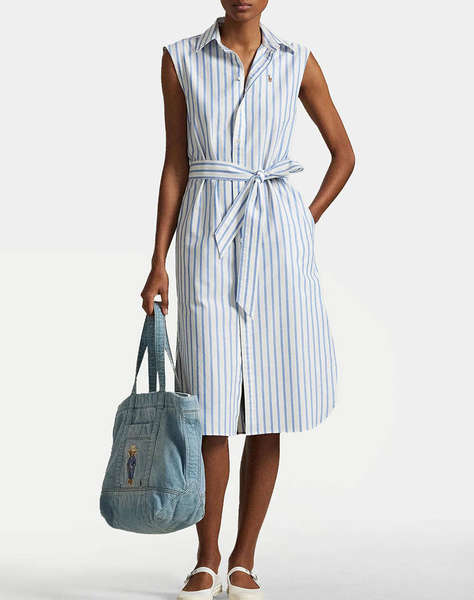 RALPH LAUREN SL N CORY DR-SLEEVELESS-DAY DRESS