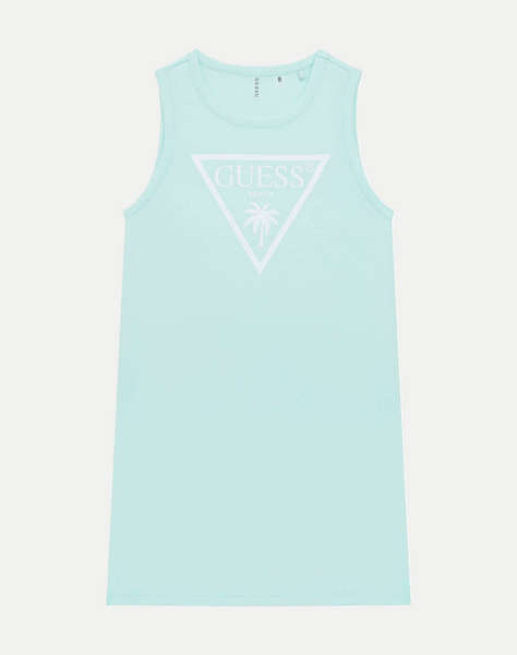 GUESS JERSEY SL DRESS_MINI - MID ORGANIC COLOURED JERSEY РОКЛЯ G