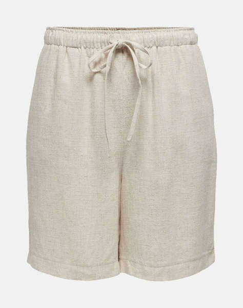 ONLY ONLSIESTA MW PULL-UP LIN BL SHORTS NOOS