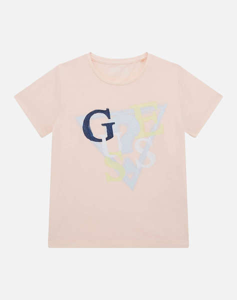 GUESS MIDI SS T-SHIRT - MID ORGANIC CO STR JERSEY 160 ТЕНИСКА G