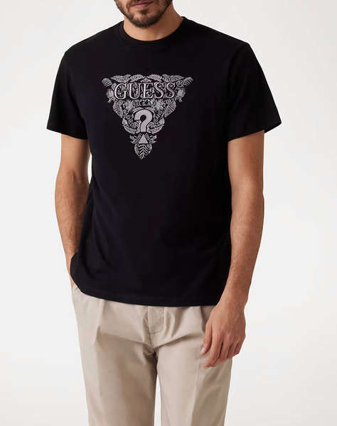 GUESS SS CN FLOWER EMBRO TEE МЪЖКА ТЕНИСКА