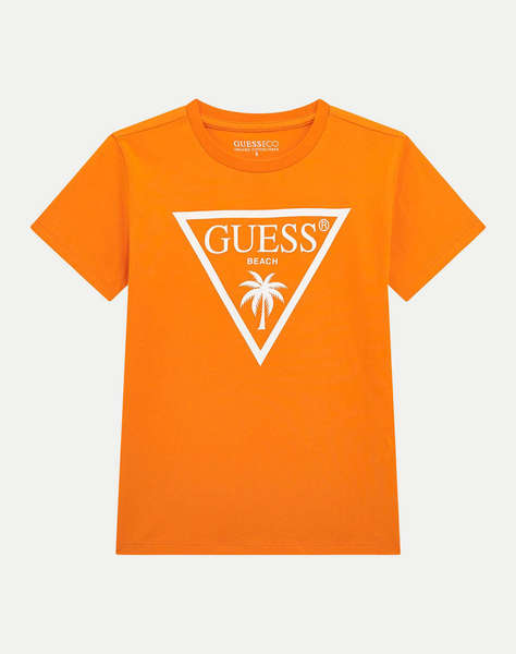 GUESS SS T-SHIRT_MINIME - MID ORGANIC STRETCH JERSEY 180 ТЕНИСКА B