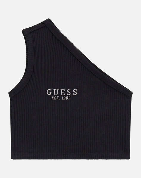 GUESS GARMENT DYE ONE SHOU - MID ORG CO STR RIB 5x2 280 ТЕНИСКА G
