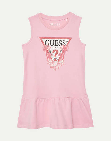 GUESS INTERLOCK SLEEVELESS - MID ORGANIC CO INTERLOCK 190 РОКЛЯ G