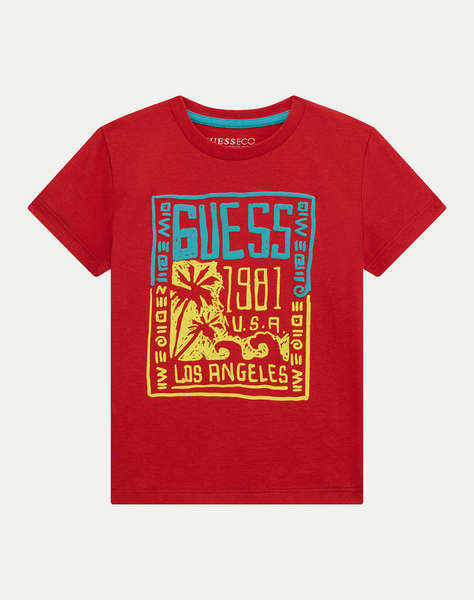 GUESS SS T-SHIRT - MID ORGANIC COTTON 160 ТЕНИСКА B