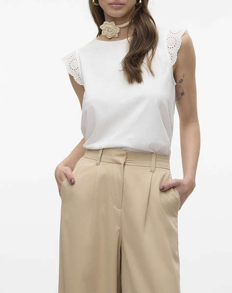 VERO MODA VMEMILY SL GATHERING TOP JRS NOOS