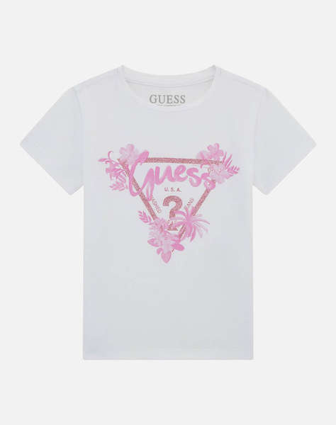 GUESS SS T-SHIRT - MID ORGANIC CO STR JERSEY 160 ТЕНИСКА G