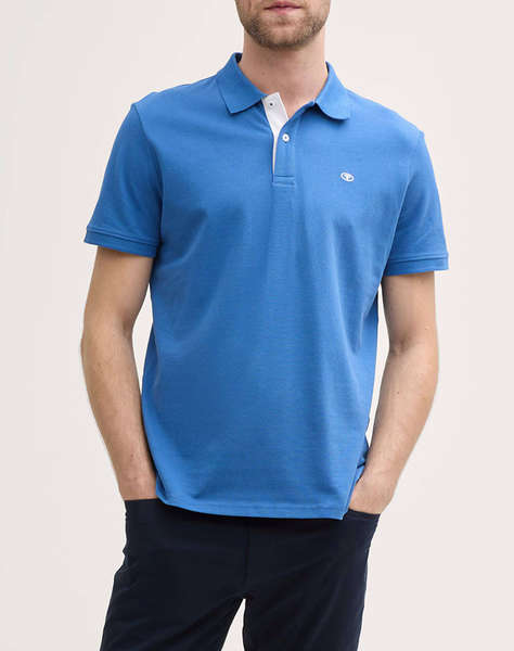 TOM TAILOR BASIC POLO WITH CON МЪЖКА ТЕНИСКА