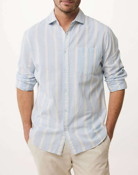 MEXX Striped linen blend shirt