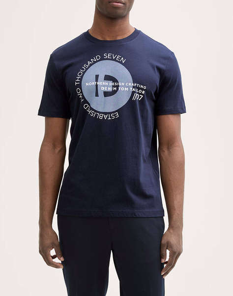TOM TAILOR PRINTED T-SHIRT МЪЖКА ТЕНИСКА