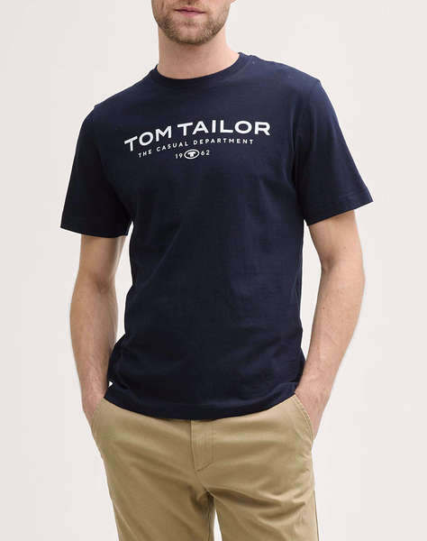 TOM TAILOR T-SHIRT WITH PRIN МЪЖКА ТЕНИСКА