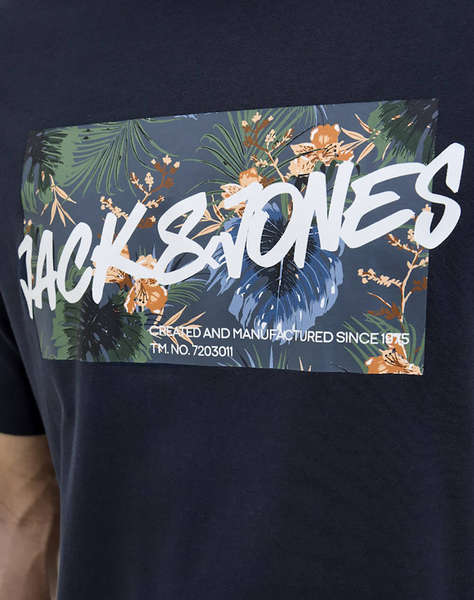 JACK&JONES JJHAWAII SHAPE TEE SS CREW NECK LN