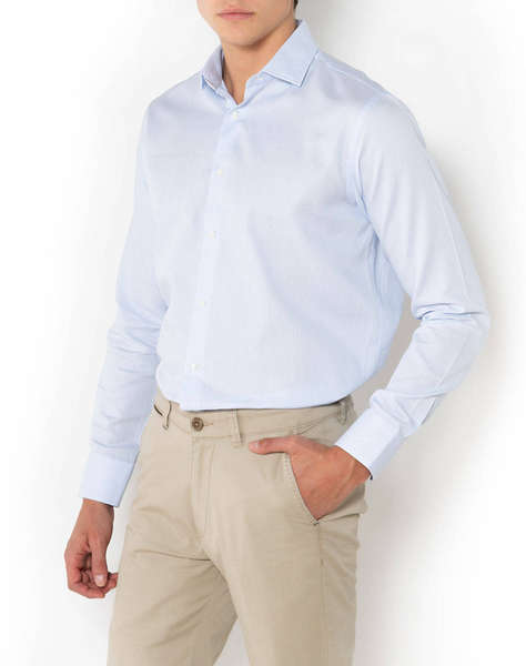 THE BOSTONIANS РИЗА DOBBY CUSTOM FIT Patterned DOBBY Semi-rex Custom Fit