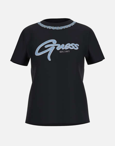 GUESS CN SS JEANS CHAIN TEE ДАМСКА ТЕНИСКА