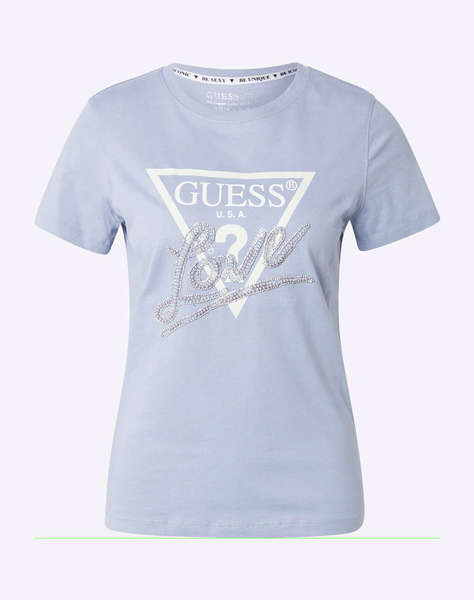 GUESS CN SS LOVE TRIANGLE TEE ДАМСКА ТЕНИСКА