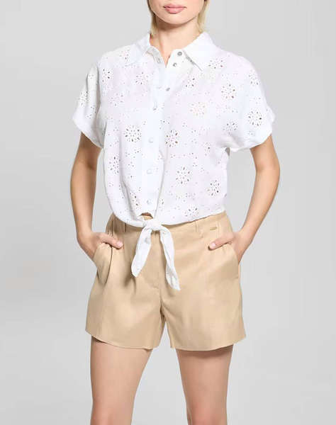 GUESS NEW SS BRIGITTE EMBRO SHIRT ДАМСКА РИЗА