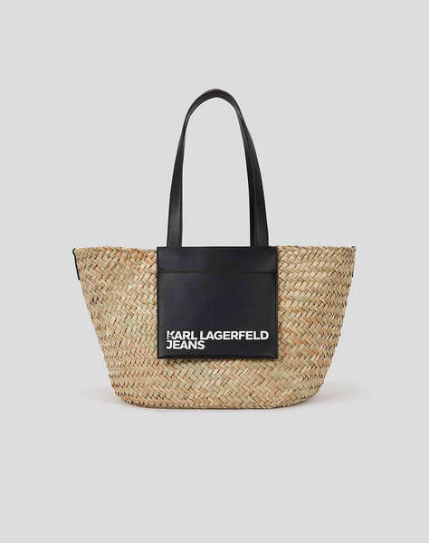 KARL LAGERFELD KLJ RAFFIA TOTE