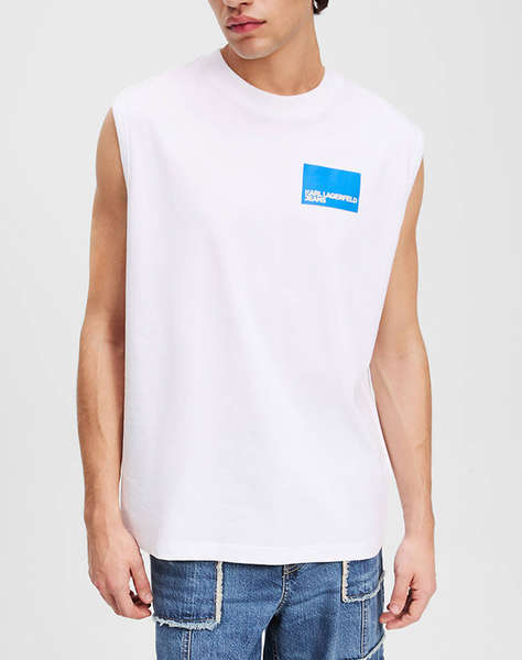 KARL LAGERFELD KLJ RELAXED BOX LOGO TANK