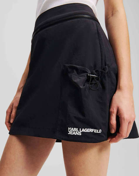 KARL LAGERFELD KLJ MINI CARGO SKIRT