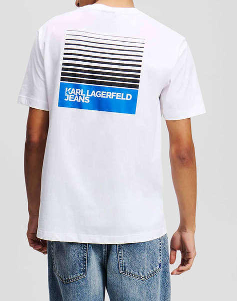 KARL LAGERFELD KLJ REG BOX FADE LOGO TEE
