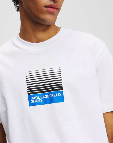KARL LAGERFELD KLJ REG BOX FADE LOGO TEE