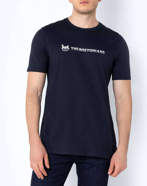 THE BOSTONIANS BLOUSE T-SHIRT TWO-TONE LOGO REGULAR