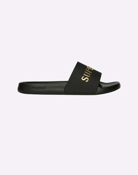 SUPERDRY D2 SDNA LUXE LOGO POOL SLIDE WOMEN''S SHOE