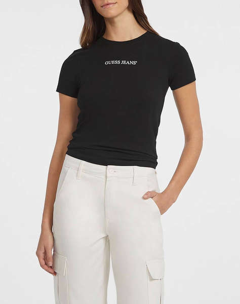 GUESS JEANS GJ SS CN SLIM LOGO PRINT TEE ДАМСКА ТЕНИСКА
