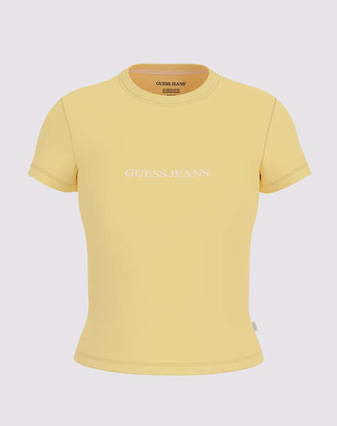 GUESS JEANS GJ SS CN SLIM LOGO PRINT TEE ДАМСКА ТЕНИСКА
