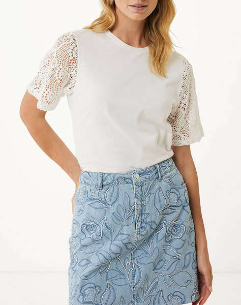MEXX Crochet sleeve top