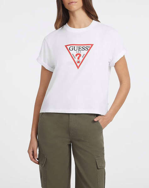 GUESS JEANS GJ SS CN BOXY ICONIC TEE ДАМСКА ТЕНИСКА