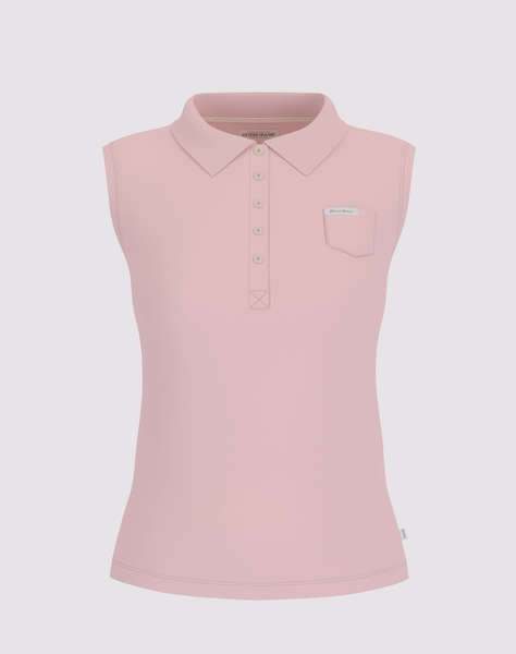 GUESS JEANS GJ SLEEVELESS COLLAR SLIM PKT ДАМСКА ТЕНИСКА