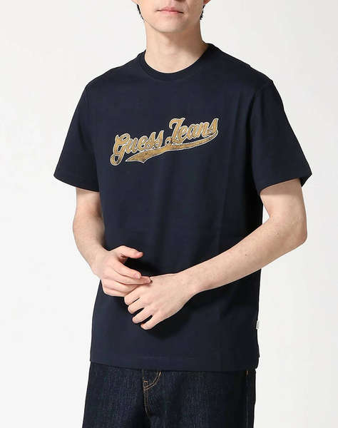 GUESS JEANS GJ SS CN REG 1981 TE - MID ORGANIC HEAVY JERSEY 205 РИЗА ЗА МЪЖЕ