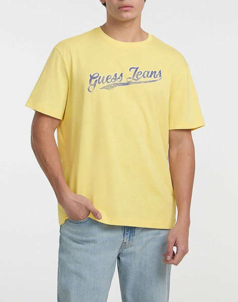 GUESS JEANS GJ SS CN REG 1981 TE - MID ORGANIC HEAVY JERSEY 205 РИЗА ЗА МЪЖЕ